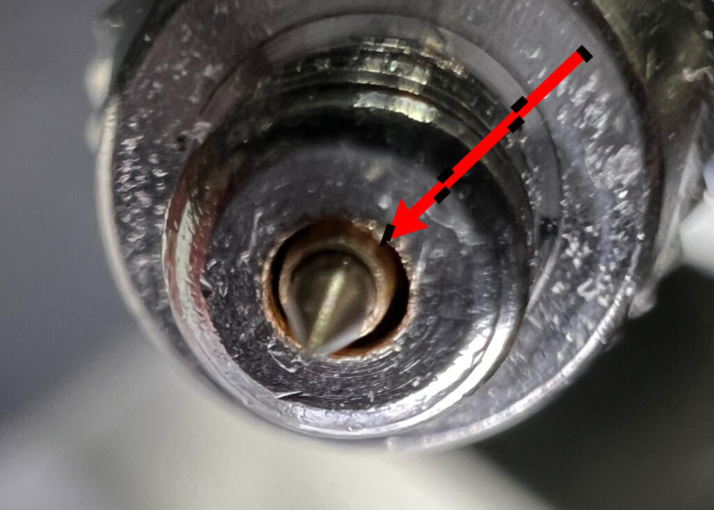 画像 エアブラシ不具合